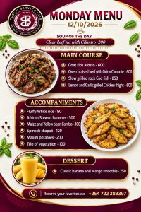 Today's Menu